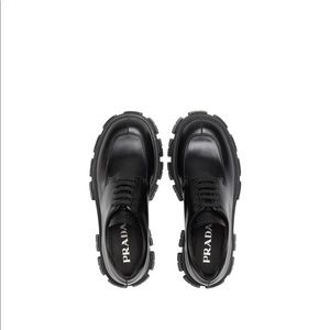 Prada Monolith Lace Up Shoes/Boots ASO Kourtney Kardashian